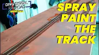 The easy way to paint your model railroad track