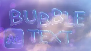 Make Fun Animated Bubbles out of any Text or Shape in After Effects