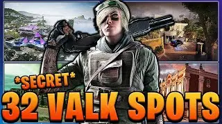 *USE THESE!* 32 Valk Cam Spots On Coastline, Consulate, Emerald & Kafe - Rainbow Six Siege