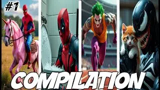 Superheroes in Funny, Crazy Situations | FUNNY STORIES | PART 1