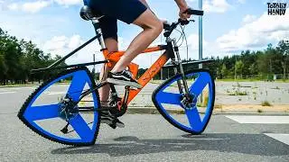 Building a DIY Bicycle with Triangle Wheels - Does It Actually Work?
