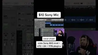 you don’t need an expensive microphone 🙄 #musicproduction #logicprox #sony