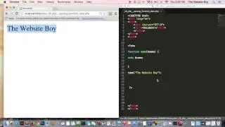 PHP Tutorial for beginners #29  Passing Arguments   Data into Functions