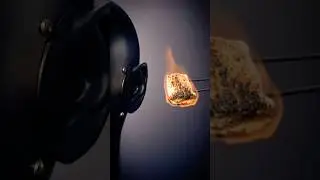 🔥Burning Marshmallows!!🔥 #ASMR #shorts