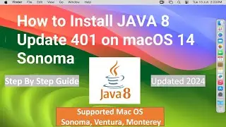 How to Install JAVA 8 Update 401 on macOS 14 Sonoma (2024)