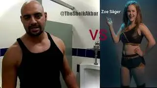 Zoe Christine Sager ( Germany) vs Sheikh Akbar Shahbaz (Canada). Mixed Fighting Championship 2019.