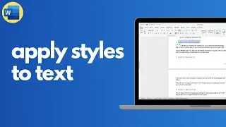 How to apply styles and format text in Microsoft Word