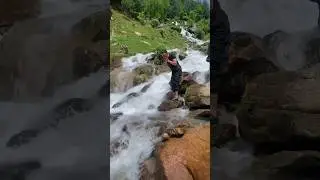 Ya to Kashmir ha❤️💫☘️#shortvideo #kashmir #neelamvalley #sharda #milkeywaterfall#viralvideo #vlog