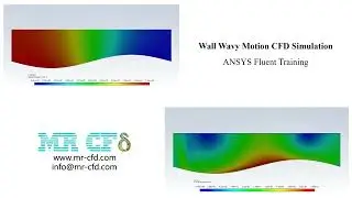 Wall Wavy Motion CFD Simulation, ANSYS Fluent Training