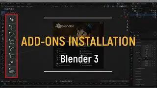 How to Install ADD-ONS in Blender 3 - CAD Sketcher