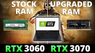 Lenovo Legion 5 Stock RAM vs Upgraded RAM - RTX 3060 vs RTX 3070 - 13 Games 1080p and 1440p