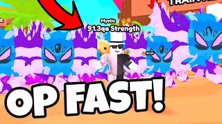 NEW Best way To Get Strength FAST In Arm Wrestle Simulator!