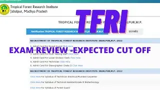 tfri jabalpur recruitment 2022 cut off - Technical Assistant