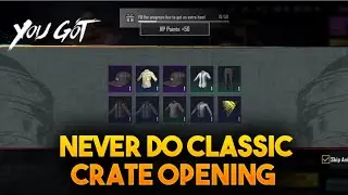 BGMI New Classic Crate Opening | New Classic Crate Opening BGMI | New Classic Crate BGMI Opening|