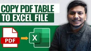 How to Convert PDF Table to Excel File without losing Formatting within Few Seconds