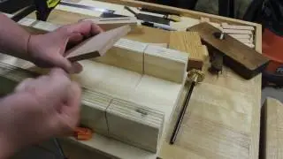 Woodworking - Making Tenons with Hand Tools