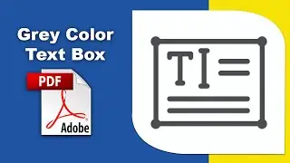 How to add a grey color comment text box in a PDF file using Adobe Acrobat Pro DC