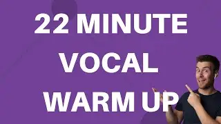 22 Minute Vocal Warm Up With a Straw