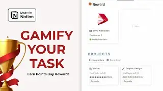 How to Gamify your Task and Project management in Notion