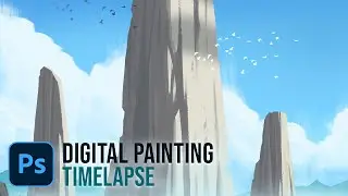 The Garden - Digital Painting Process Timelapse