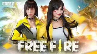Real Life Kelly Playing FREE FIRE 🔥