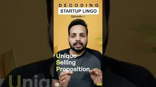 What is USP? Decoding The Startup Lingo - Ep 01 #startup #entrepreneur