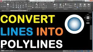 How to Convert Line to Polyline in AutoCAD 2018