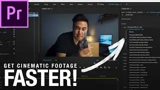 FASTER way to color grade with LUTS in PREMIERE PRO!