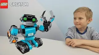 ЛЕГО РОБОТ Исследователь + РобоПёс 31062 - Видео для детей про Lego Creator. Даник и Лего