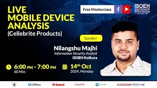 LIVE MOBILE DEVICE ANALYSIS ( CELLEBRITE PRODUCTS )