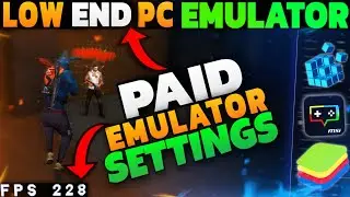 BOOST FPS : SECRET Emulator Settings For Low End PC Fps Drop Free Fire PC | Bluestacks 5 | Msi 5