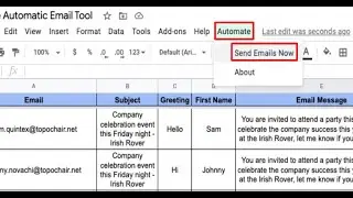 How to Email in Bulk Using Google Sheets (but personally!)