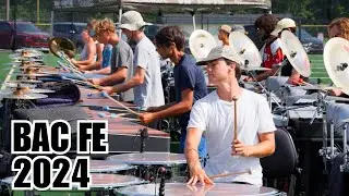 Boston Crusaders Front Ensemble 2024 || Cleaning Top of Show to Bottom of 1A