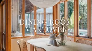 Turning our Small Corner Nook into a Cosy Dining Room (DIY Room Makeover)