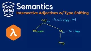 Semantics: Intersective Adjectives with Type Shifting