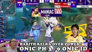 1 VS 5 HARITH KELRA SANGAT OVER POWER !! MANIAC DI GAME KE 3 VS ONIC ID ! #mlbbidcreator #mlbb
