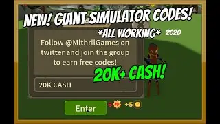 *MARCH* NEW SECRET GIANT SIMULATOR CODES! *PETS UPDATE* 2020 [Roblox]