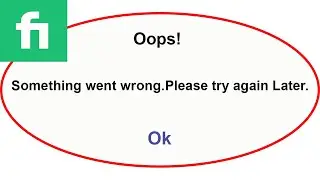 Fix Fiverr App Oops Something Went Wrong Error | Fix Fiverr went wrong error | PSA 24