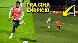 ENDRICK, VINICIUS JR & RAPHINHA CRAZY SKILLS IN BRAZIL TRAINING