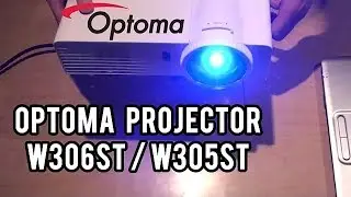 Optoma W306ST Setup and Connect | Настройка проектора Оптома W305ST