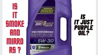 Royal Purple 5000 Mile Results Are in - Lets Check It Out - Was it any good or Just Decent Oil