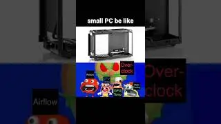 Full-Size PC in a Tiny Package 😉 #sffpc #pcbuild #gamingpc #computer #pcbuilding #pcmemes