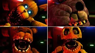 FNAF Trapped In The Pit - All Jumpscares!