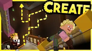 The Flip Flop Elevator!!! - Minecraft Create Mod S2 #8