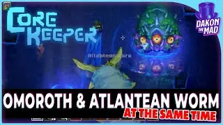 Core Keeper EA | Fighting Omoroth & Atlantean Worm AT THE SAME TIME