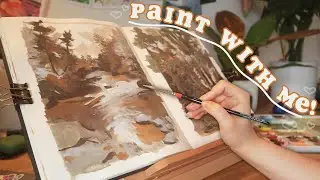 PAINT WITH ME IN REAL TIME ✿ Composition studies in gouache!