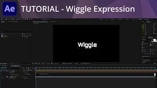 After Effects Tutorial - Wiggle Expression