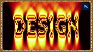 [ Text Effect ] Liquid Flame Text Effect -  in Photoshop