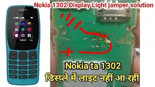 Nokia Ta-1302 Display Light Solution with jumper || Nokia Display Light solution