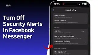 How To Turn Off Security Alerts In Facebook Messenger